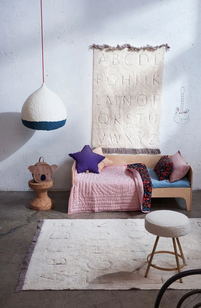 Lorena Canals Rugcycled Abc Washable Cotton Blend Rug In Natural Rugcycled Yarn