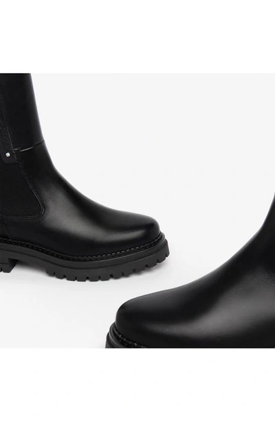 Shop Nerogiardini Lug Sole Chelsea Boot In Black