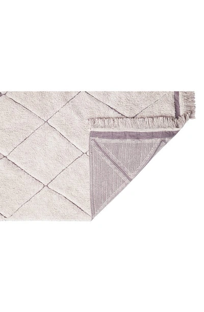 Lorena Canals Rugcycled Bereber Washable Cotton Blend Rug In Natural Rugcycled Yarn
