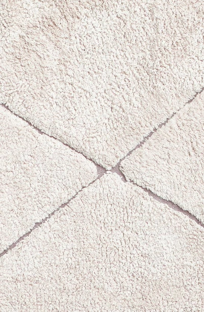 Lorena Canals Rugcycled Bereber Washable Cotton Blend Rug In Natural Rugcycled Yarn