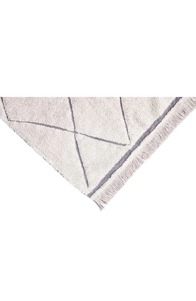 Lorena Canals Rugcycled Bereber Washable Cotton Blend Rug In Natural Rugcycled Yarn