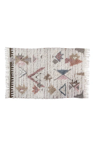 Shop Lorena Canals Tuba Wool Rug In Linen Natural Multi