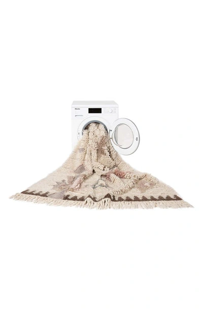 Lorena Canals Woolable Rug Tuba In Linen Natural Multi