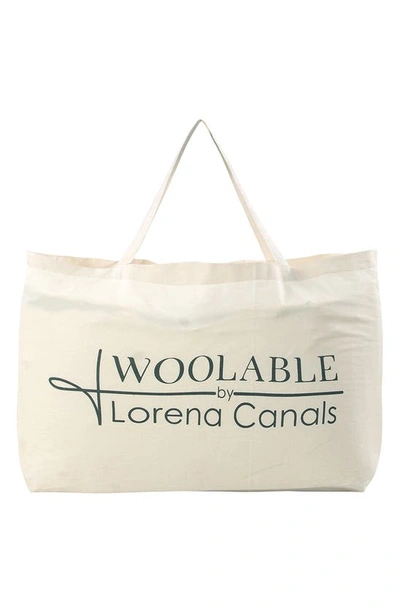 Lorena Canals Woolable Rug Tuba In Linen Natural Multi