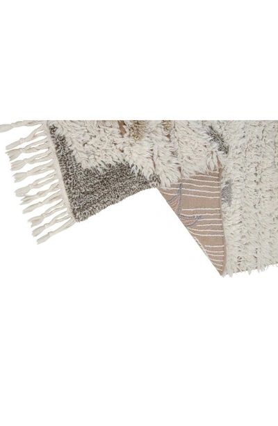 Lorena Canals Woolable Rug Tuba In Linen Natural Multi