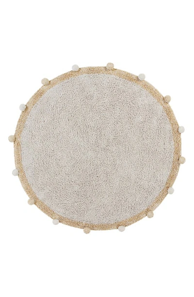 Shop Lorena Canals Bubbly Washable Cotton Area Rug In Natural Honey