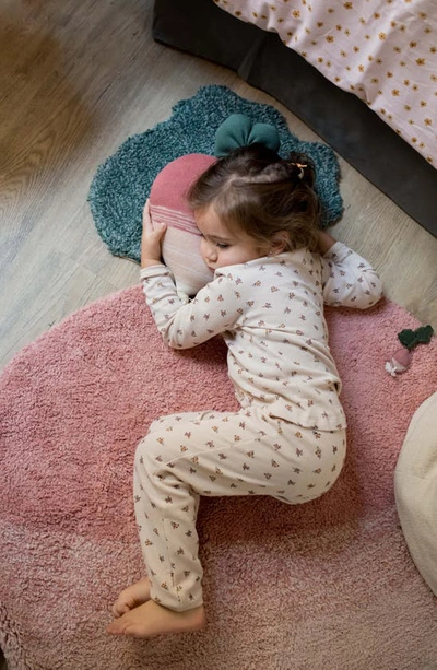 Lorena Canals O C Washable Ramona The Radish Novelty Area Rug, 3'3 X 4'11 In Natural Green Ash Rose