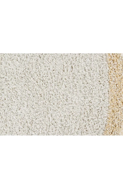 Shop Lorena Canals Bubbly Washable Cotton Area Rug In Natural Honey