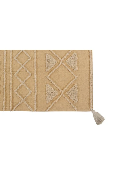 Shop Lorena Canals Tribu Washable Cotton Blend Rug In Honey