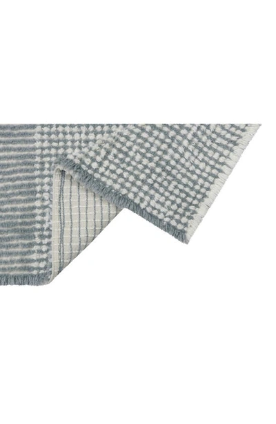 Lorena Canals Woolable Rug Kaia Smoke Blue In Sheep White Smoky Blue