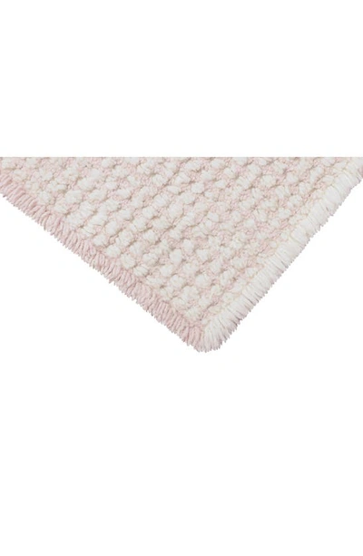 Lorena Canals Woolable Rug Kaia Rose In Sheep White Frosted Rose