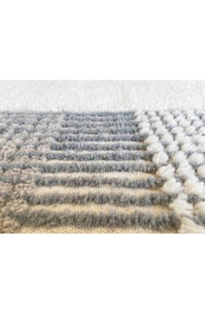Lorena Canals Woolable Rug Kaia Smoke Blue In Sheep White Smoky Blue