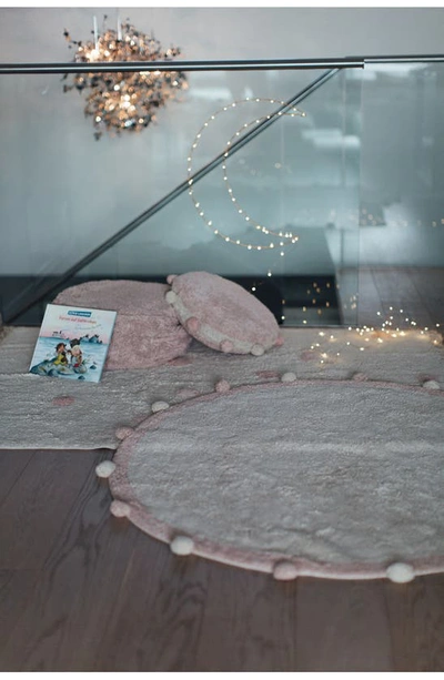 Lorena Canals Bubbly Washable Cotton Area Rug In Natural Rose