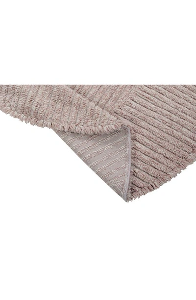 Lorena Canals Woolable Rug Rose Tea In Pearl Grey Misty Rose Natural