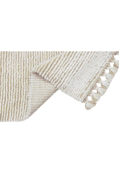 Shop Lorena Canals Koa Wool Rug In Sheep White/ Sandstone