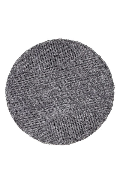 Shop Lorena Canals Woolable Tea Wool Rug In Dark Grey Charcoal Natural