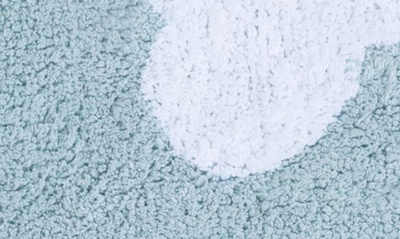 Lorena Canals Mini Dream Washable Cotton Blend Rug In Light Blue White