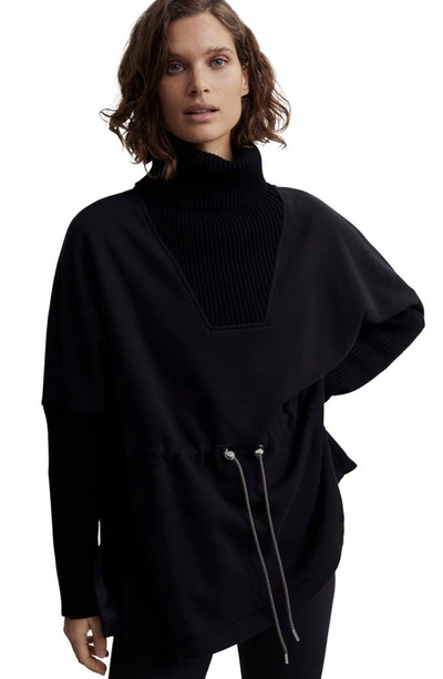 Shop Varley Cavello Turtleneck Sweater In Black