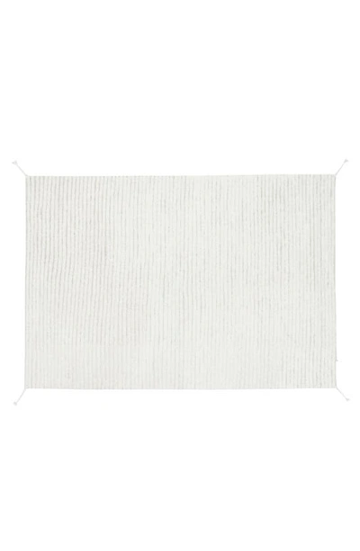 Lorena Canals Reversible Washable Recycled Cotton Blend Rug In Light Olive / Ivory