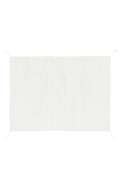 Lorena Canals Reversible Washable Recycled Cotton Blend Rug In Light Olive / Ivory