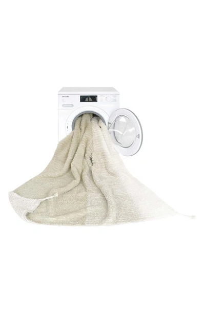 Lorena Canals Reversible Washable Recycled Cotton Blend Rug In Light Olive / Ivory