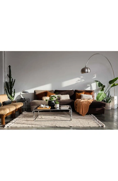 Lorena Canals Reversible Washable Rug Duetto Sage In Olive Natural / Sage