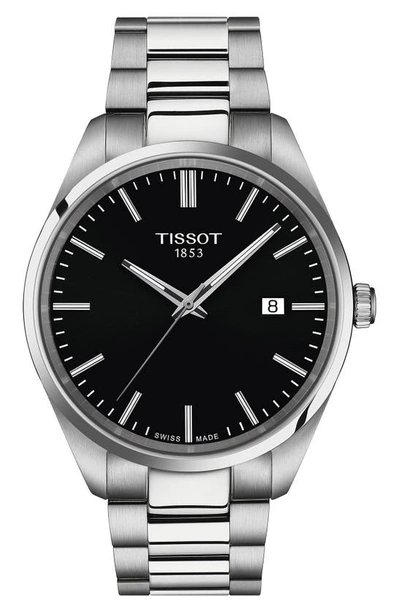 Shop Tissot Pr 100 Classic Bracelet Watch, 40mm In Black