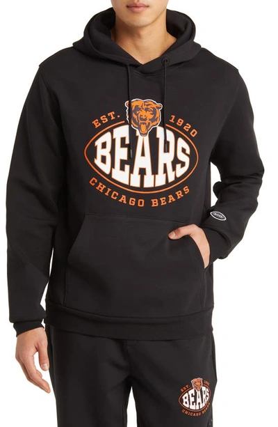 Shop Hugo Boss X Nfl Touchback Graphic Hoodie In Chicago Bears Black