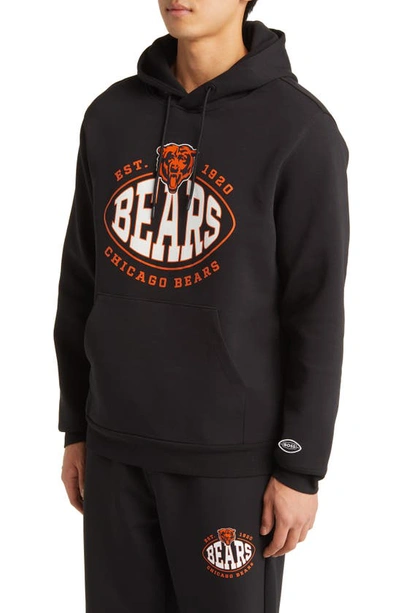 Shop Hugo Boss X Nfl Touchback Graphic Hoodie In Chicago Bears Black