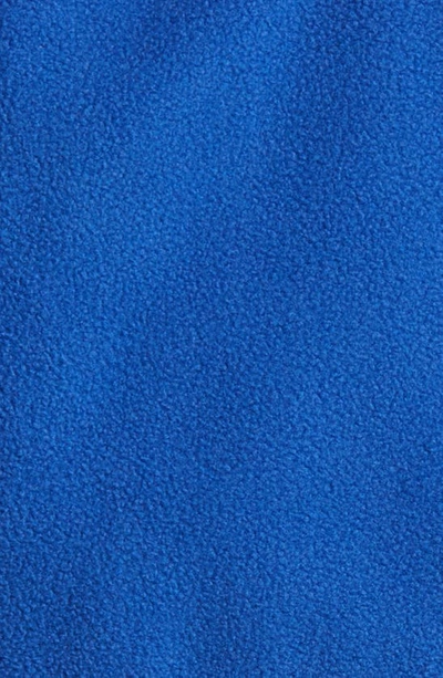 Shop Hugo Boss X Nfl Fumble Mixed Media Quarter Zip Pullover In New York Giants Dark Blue