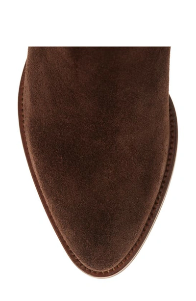 Penelope Chilvers Goldie Embroidered Cowboy Boot In Ebony
