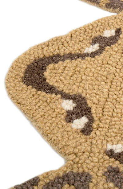 Crane Baby Leopard Accent Rug In Brown