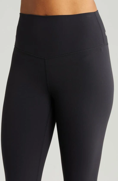 Zella Studio Luxe High Waist Leggings In Black
