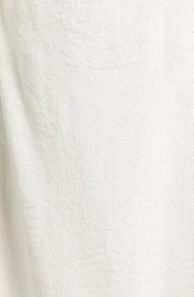 Nordstrom Shawl Collar Plush Longline Robe In Ivory Egret