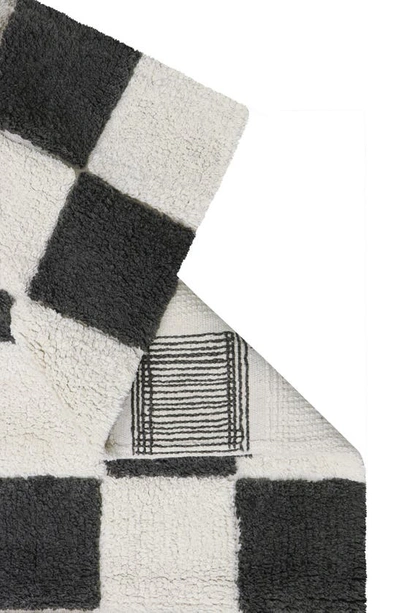 Lorena Canals Washable Rug Kitchen Tiles Dark Grey In Grey