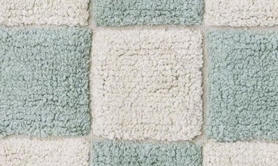 Lorena Canals Washable Rug Kitchen Tiles Blue Sage In Blue Sage