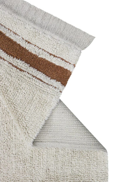 Shop Lorena Canals Gastro Washable Cotton Blend Rug In Toffee