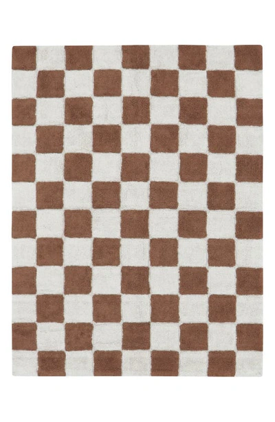Lorena Canals Washable Rug Kitchen Tiles Toffee In Toffee