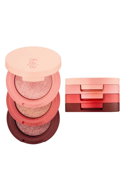 Shop Kaja Eye Bento Eyeshadow Trio In Orange Blossom