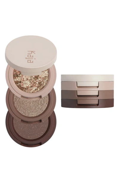 Kaja Eye Bento Bouncy Eyeshadow Trio Forest Night 3 X 0.03 oz / 0.9 G In Forest Night