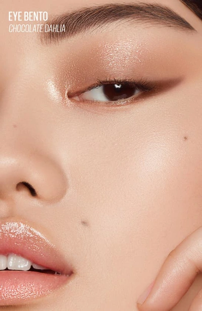 Kaja Beauty Bento Bouncy Eyeshadow Trio Chocolate Dahlia In Chocolate Dahlia