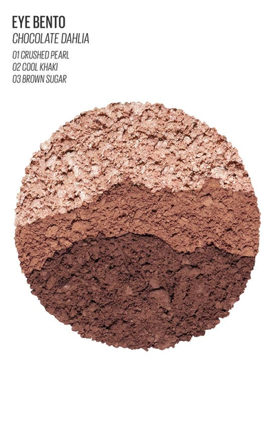 Kaja Beauty Bento Bouncy Eyeshadow Trio Chocolate Dahlia In Chocolate Dahlia
