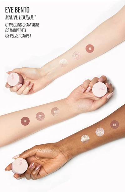 Kaja Eye Bento Bouncy Eyeshadow Trio Mauve Bouquet 3 X 0.03 oz / 0.9 G In Mauve Bouquet