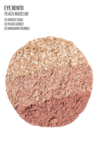 Kaja Eye Bento Bouncy Eyeshadow Trio Peach Madeline 3 X 0.03 oz / 0.9 G In Peach Madeline