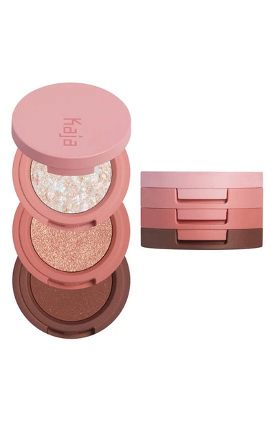 Shop Kaja Eye Bento Eyeshadow Trio In Coral Sunrise