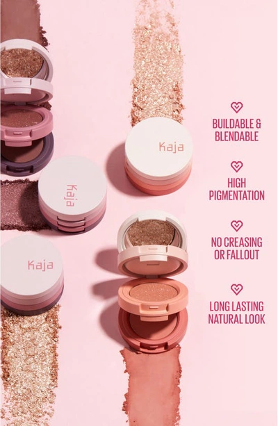 Shop Kaja Eye Bento Eyeshadow Trio In Peach Madeline