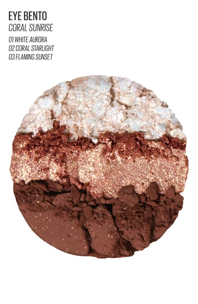 Kaja Eye Bento Bouncy Eyeshadow Trio Coral Sunrise 3 X 0.03 oz / 0.9 G In Coral Sunrise