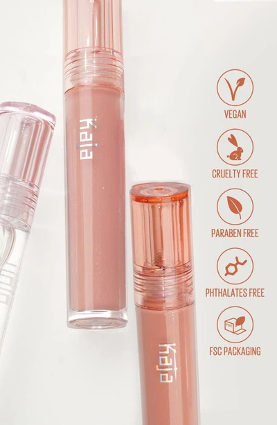 Kaja Gloss Shot Hydrating Lip Gloss 02 Milk Tea 0.14 oz/ 4.2 ml In Milk Tea