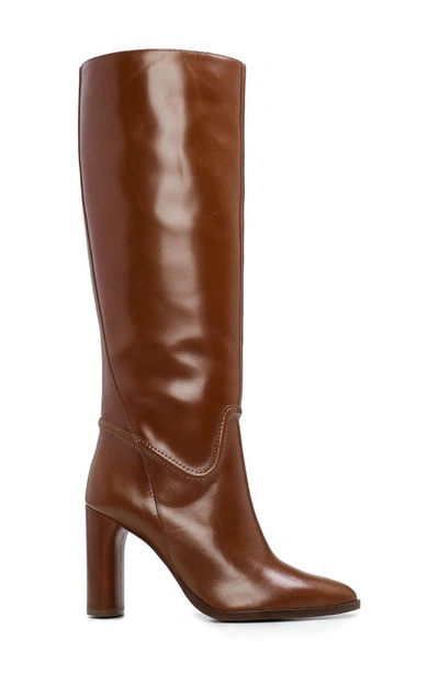 Shop Vince Camuto Evangee Knee High Boot In Warm Caramel