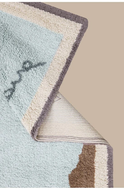 Shop Lorena Canals Vintage Map Washable Cotton Blend Rug In Natural Sand Beige Marron